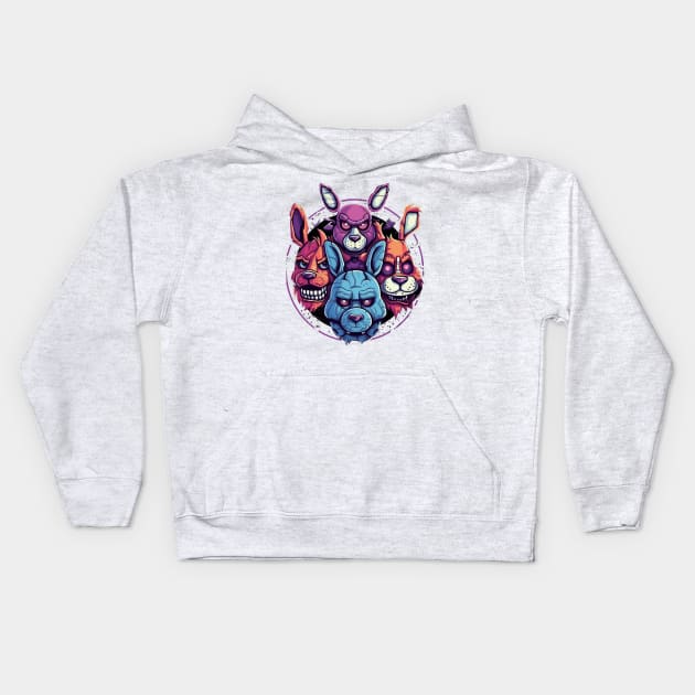 Freddy's Nights - FNAF Epic Merch Kids Hoodie by ABART BY ALEXST 